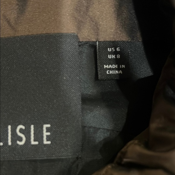 Carlisle Women's Brown Quilted Jacket Size 6 - Picture 6 of 6